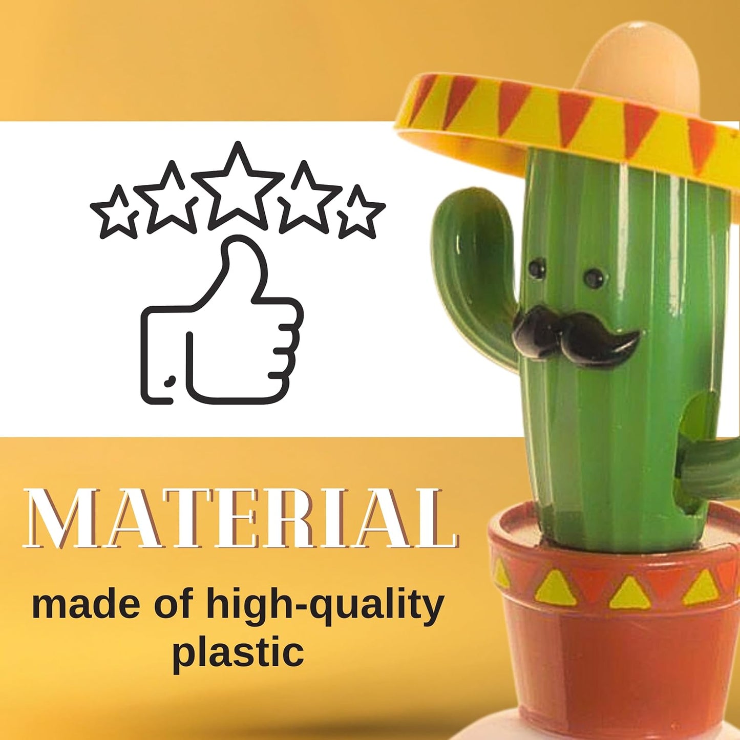 Solar Powered Dancing Cactus Toy – Sun Power Swinging Animated Bobble Dancer Solar Toys for Car