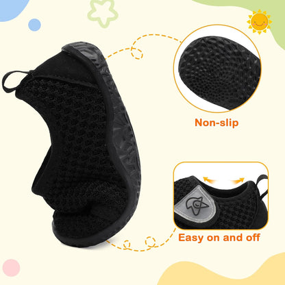 LeIsfIt Baby Shoes Boys Girls First Walking Shoes Non-Slip Infant Sneakers Lightweight Slip-on Crib