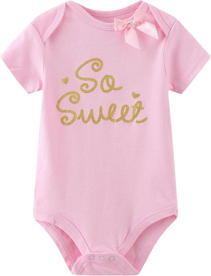 Baby Bodysuit and Pant Set 10-pcs Cotton Soft Newborn Boy Girl Clothes Outfits