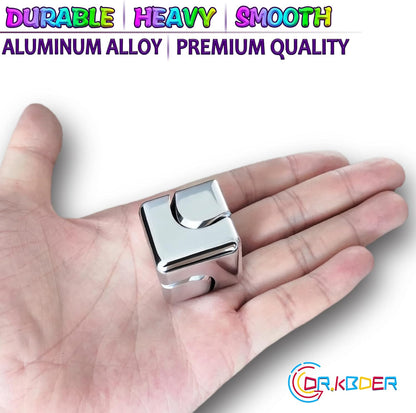 Fidget Spinner Toys Cube Adults, Easter Basket Stuffers for Teens Metal EDC Cool Desk Gadgets
