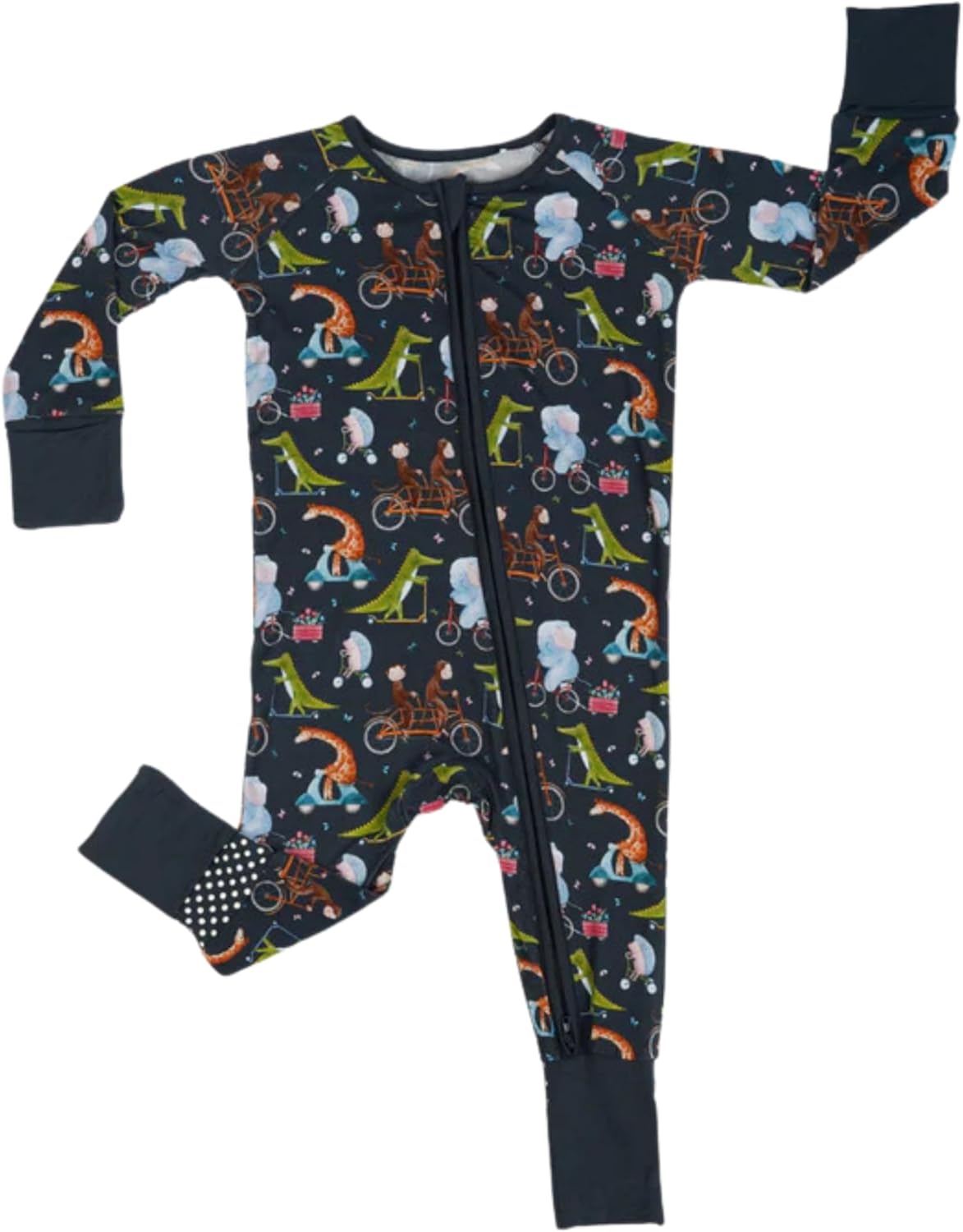 Baby Romper Long Sleeves for 3-24 Month Boys & Girls | 95% Bamboo Viscose Baby Rompers Two-Way