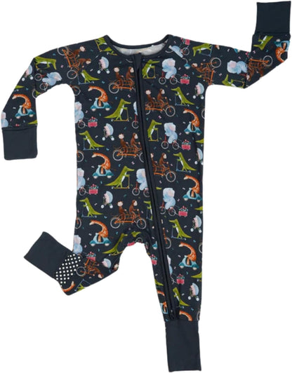 Baby Romper Long Sleeves for 3-24 Month Boys & Girls | 95% Bamboo Viscose Baby Rompers Two-Way