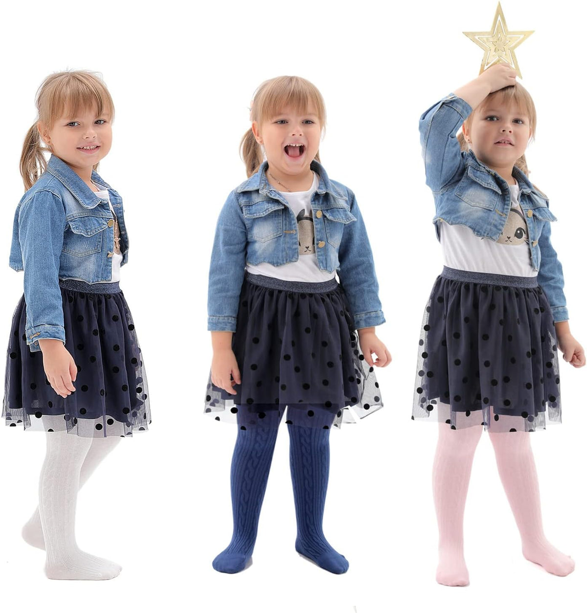 EPEIUS Baby Girl Tights Thick Cable Knit Leggings Stockings Cotton Pantyhose for Newborn Infant