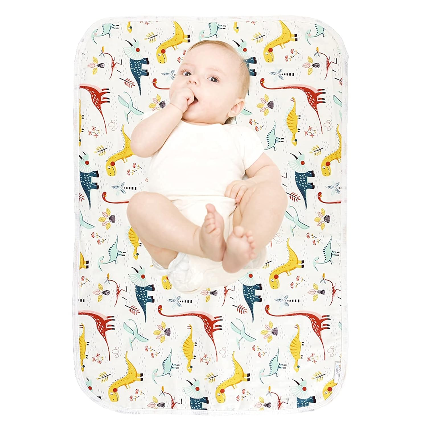 Baby Diaper Changing Pad, 21 5/8" x 31.5" Waterproof Changing Pad Liners 2Pack - Reusable Soft and