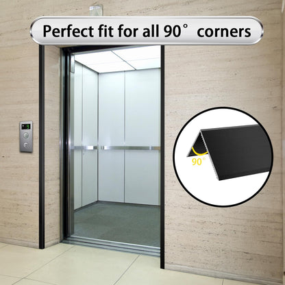 Aluminum Alloy Metal Corner Protector 6PCS Wall Corner Protector 1.6x1.6x48 inches Corner Guards