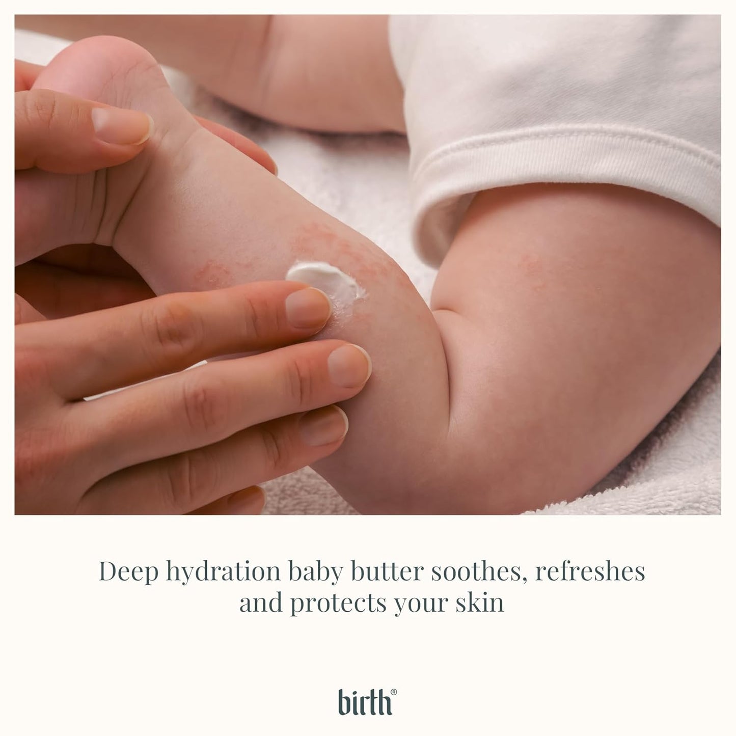 Baby Relieving Butter - Natural Cocoa Seed Butter with Colloidal Oatmeal Diaper Cream for Itchy, &