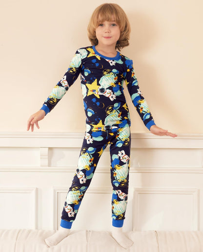 Bamboo Viscose Toddler Pajamas Boys Girls Baby 12M-8Y Pjs Sets Kids 2pcs Snug fit Long-Sleeve