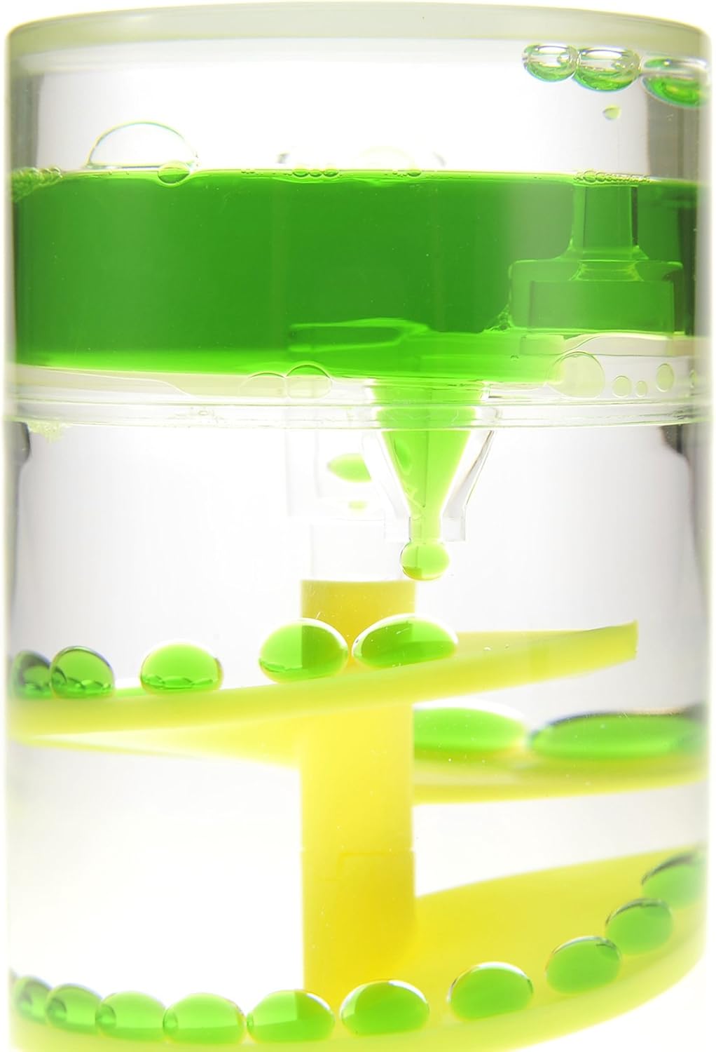 PowerTRC Cylinder Liquid Motion Bubbler, Liquid Sensory Toy Timer, Calm and Relaxing Fidget Desk