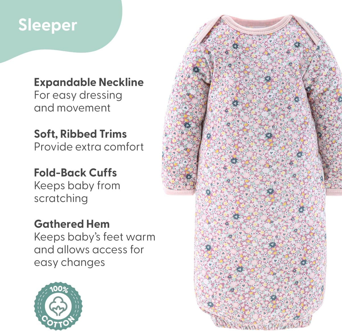 The Peanutshell Baby Layette Gift Set for Girls - 16 Piece New Born Girl Gift Set, Baby Clothes