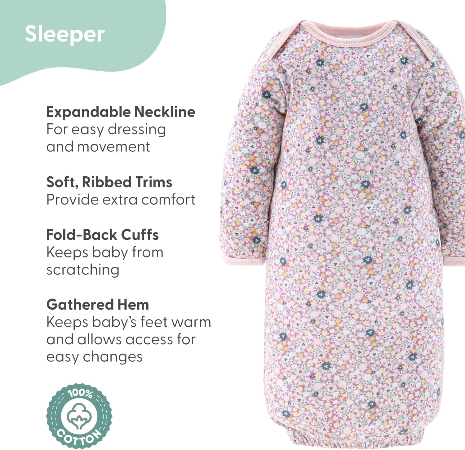 The Peanutshell Baby Layette Gift Set for Girls - 16 Piece New Born Girl Gift Set, Baby Clothes