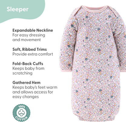 The Peanutshell Baby Layette Gift Set for Girls - 16 Piece New Born Girl Gift Set, Baby Clothes