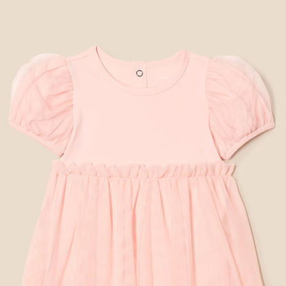 Amazon Essentials Baby Girls' Tulle Bodysuit Dress