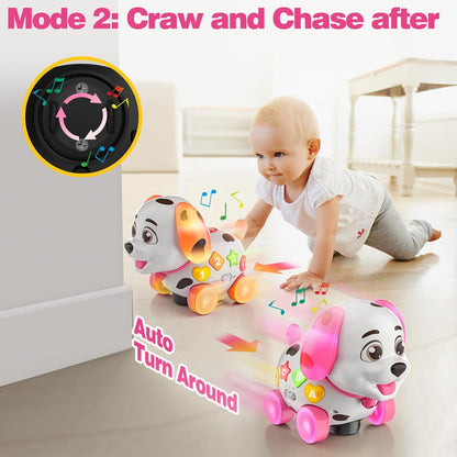 3-in-1 Musical Puppy Toys for 1 Year Old Girl Gift, Educational Baby Toy 6-12-18 Month, 1st