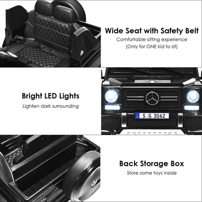 Costzon Ride on Car, Licensed Mercedes-Benz Maybach, 12V Battery Powered Vehicle Toy w/ 2 Motors
