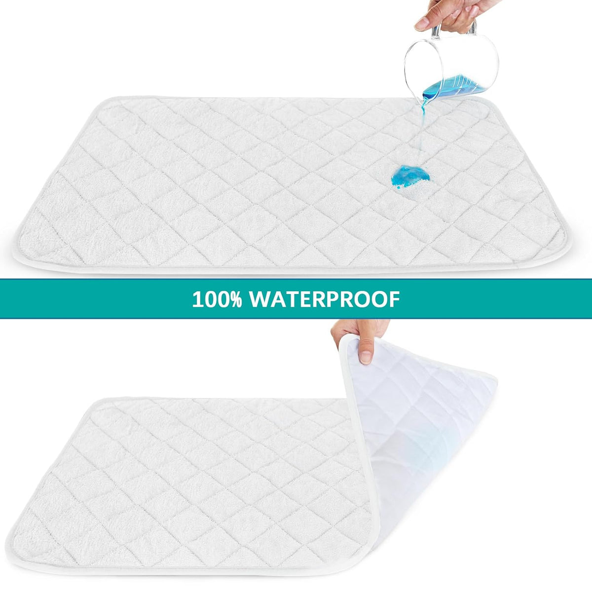 Changing Pad Liner - 5 Pack (Improved Thickness) 14" x 26" Superior Viscose Terry Surface