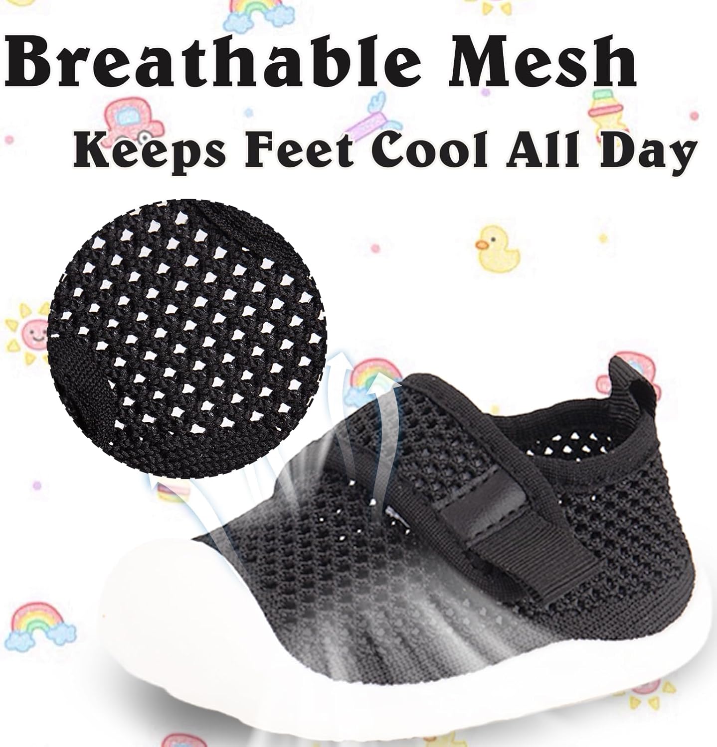 Baby First-Walking Shoes 1-4 Years Kid Shoes Trainers Toddler Infant Boys Girls Soft Sole Non Slip