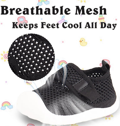 Baby First-Walking Shoes 1-4 Years Kid Shoes Trainers Toddler Infant Boys Girls Soft Sole Non Slip