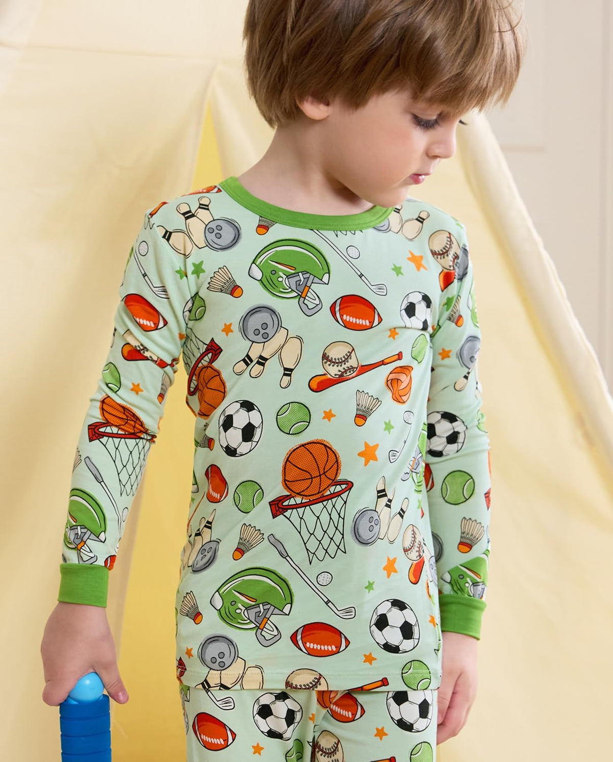 Bamboo Viscose Toddler Pajamas Boys Girls Baby 12M-8Y Pjs Sets Kids 2pcs Snug fit Long-Sleeve
