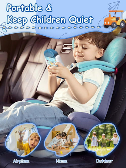 16-Piece Rotating Puzzles for Kids 4-6, Toddlers Puzzles 2-4, Road Trip, Airplane Activities Game