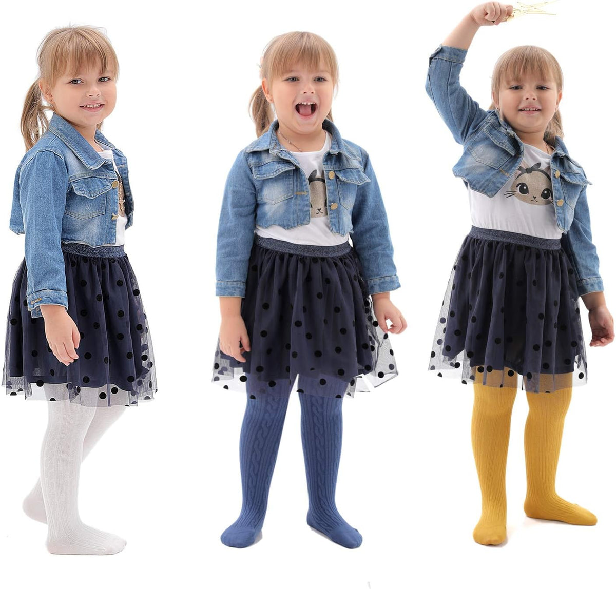 EPEIUS Baby Girl Tights Thick Cable Knit Leggings Stockings Cotton Pantyhose for Newborn Infant