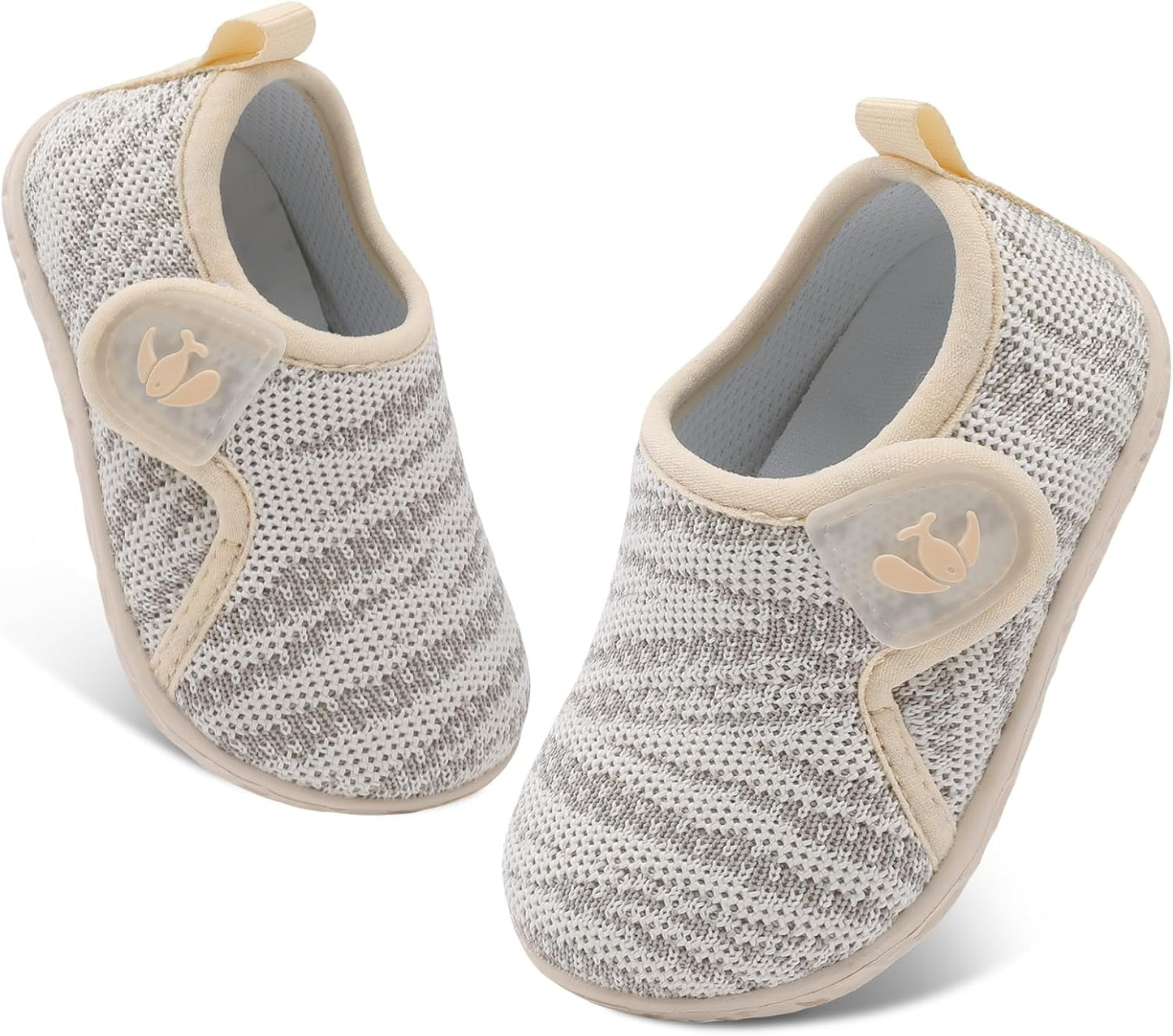 FEETCITY Baby Boys Girls First Walking Shoes Infant Sneakers Crib Shoes Breathable Lightweight Slip