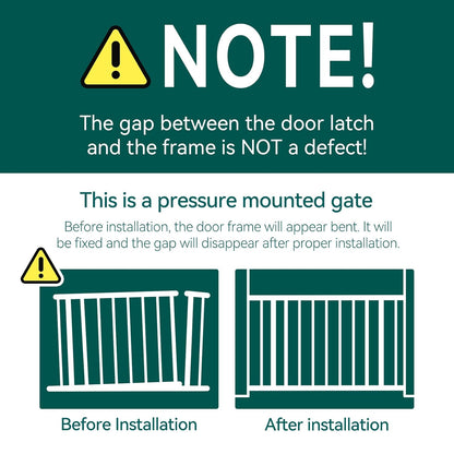 Babelio Metal Baby Gate, 29-48“ Auto Close Easy Install Pet Gate, Extra Wide Walk Thru Child Safety