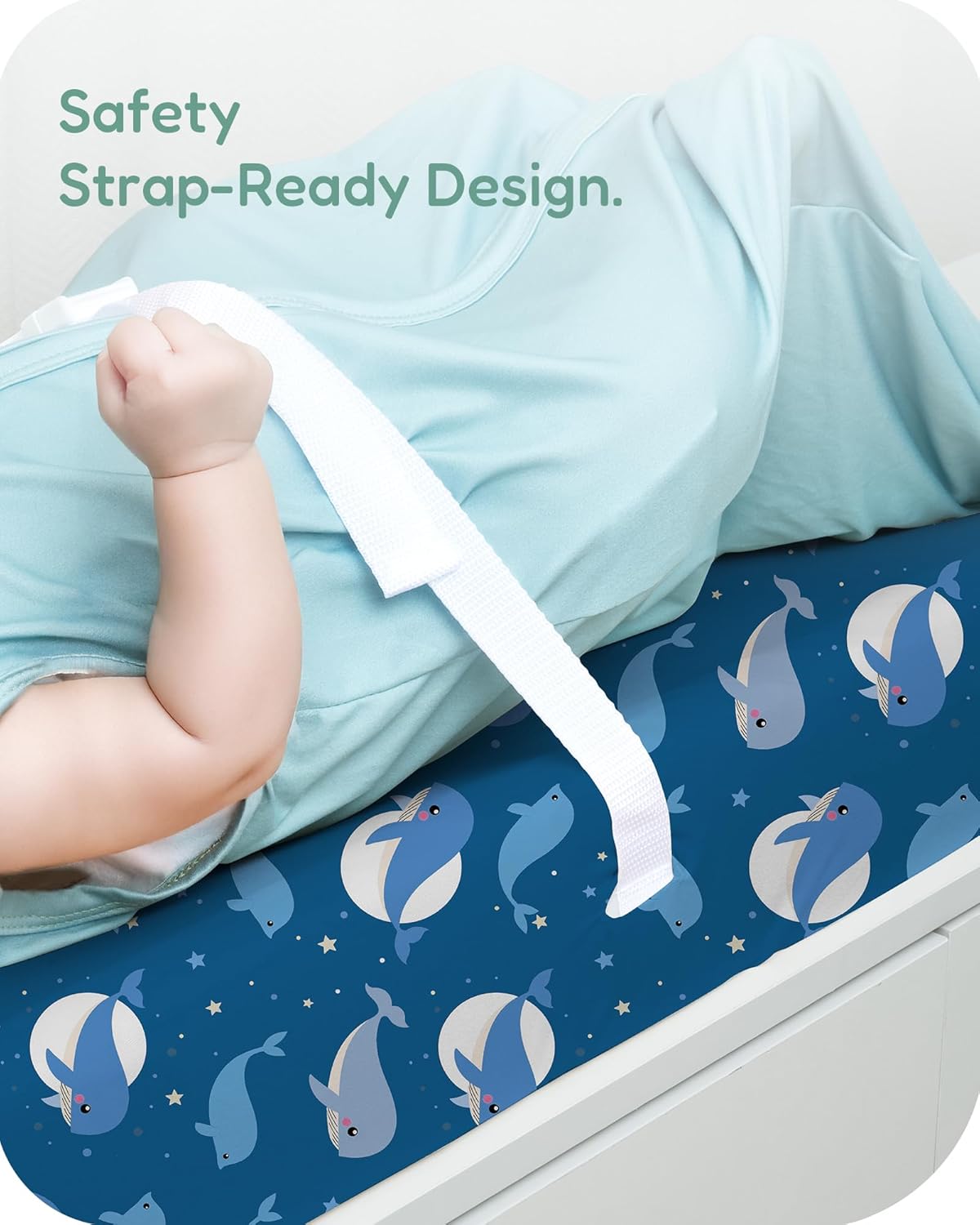 Extra Stretchy Changing Pad Cover, Ultra Soft Premium Jersey Knit Changing Pad Sheets, Unisex for