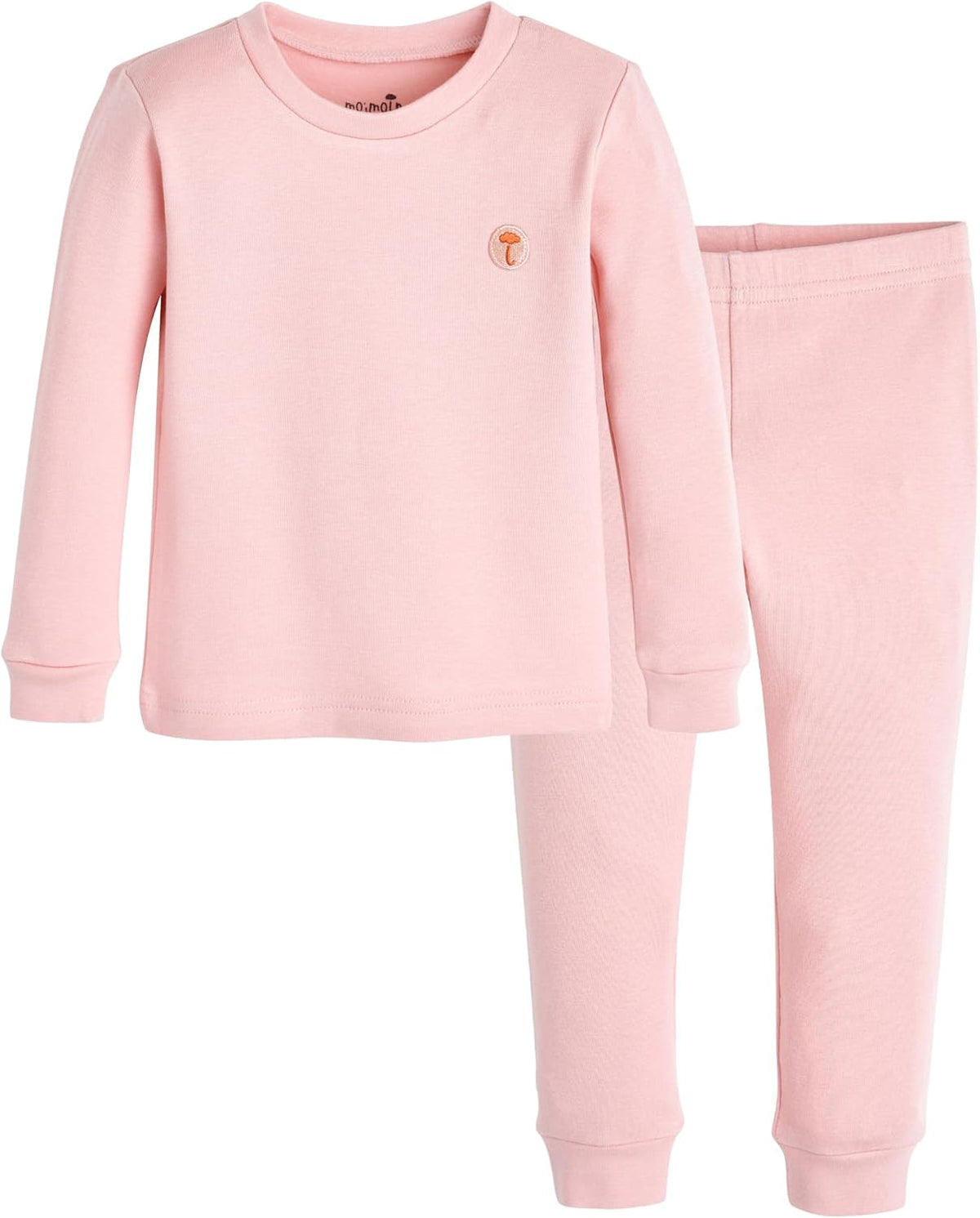 moimoln 6M-8Y Modal Cotton Solid Soft Breathable Baby Toddler Boys Girls Snug fit Pjs Long Sleeve
