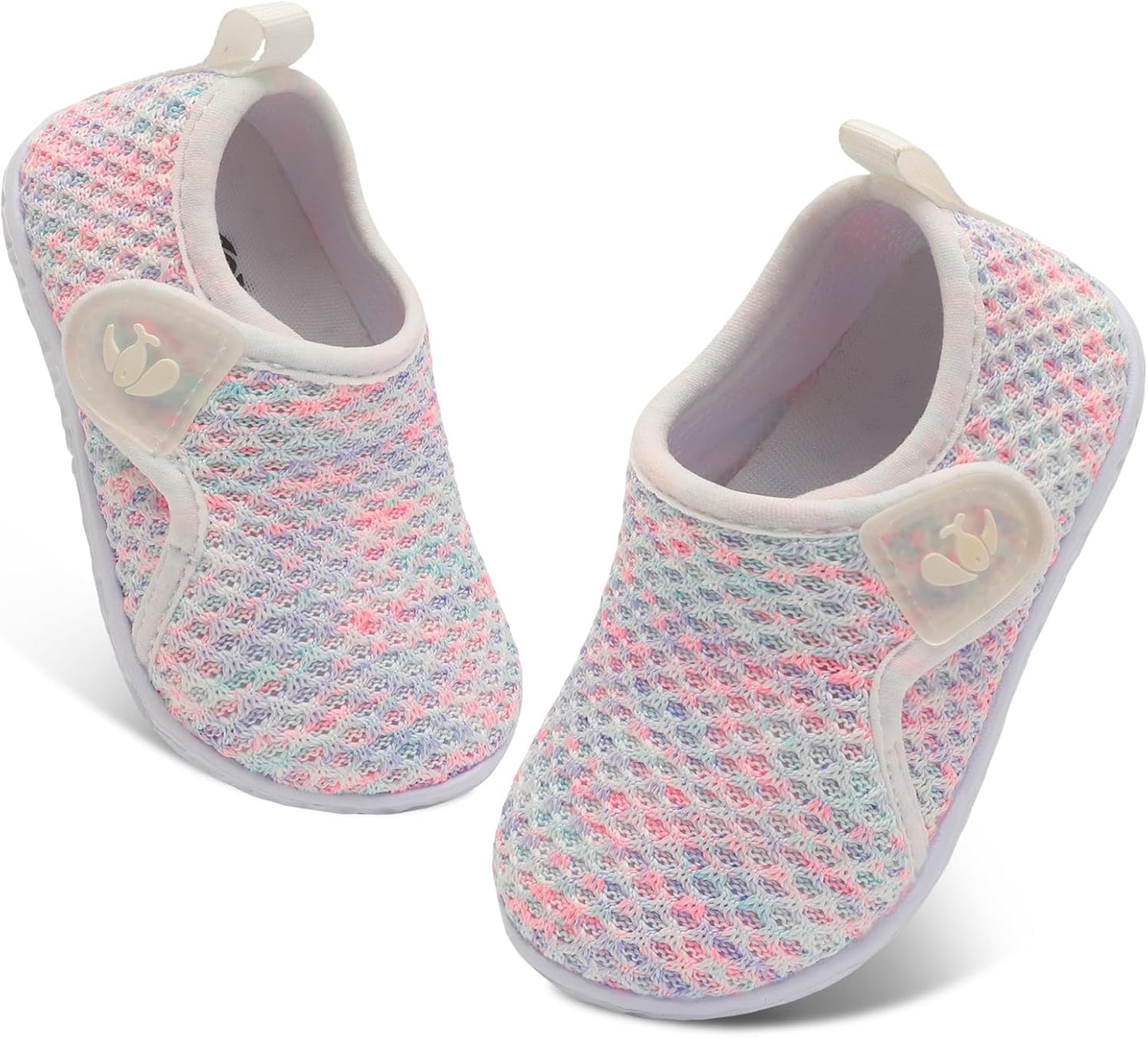 FEETCITY Baby Boys Girls First Walking Shoes Infant Sneakers Crib Shoes Breathable Lightweight Slip
