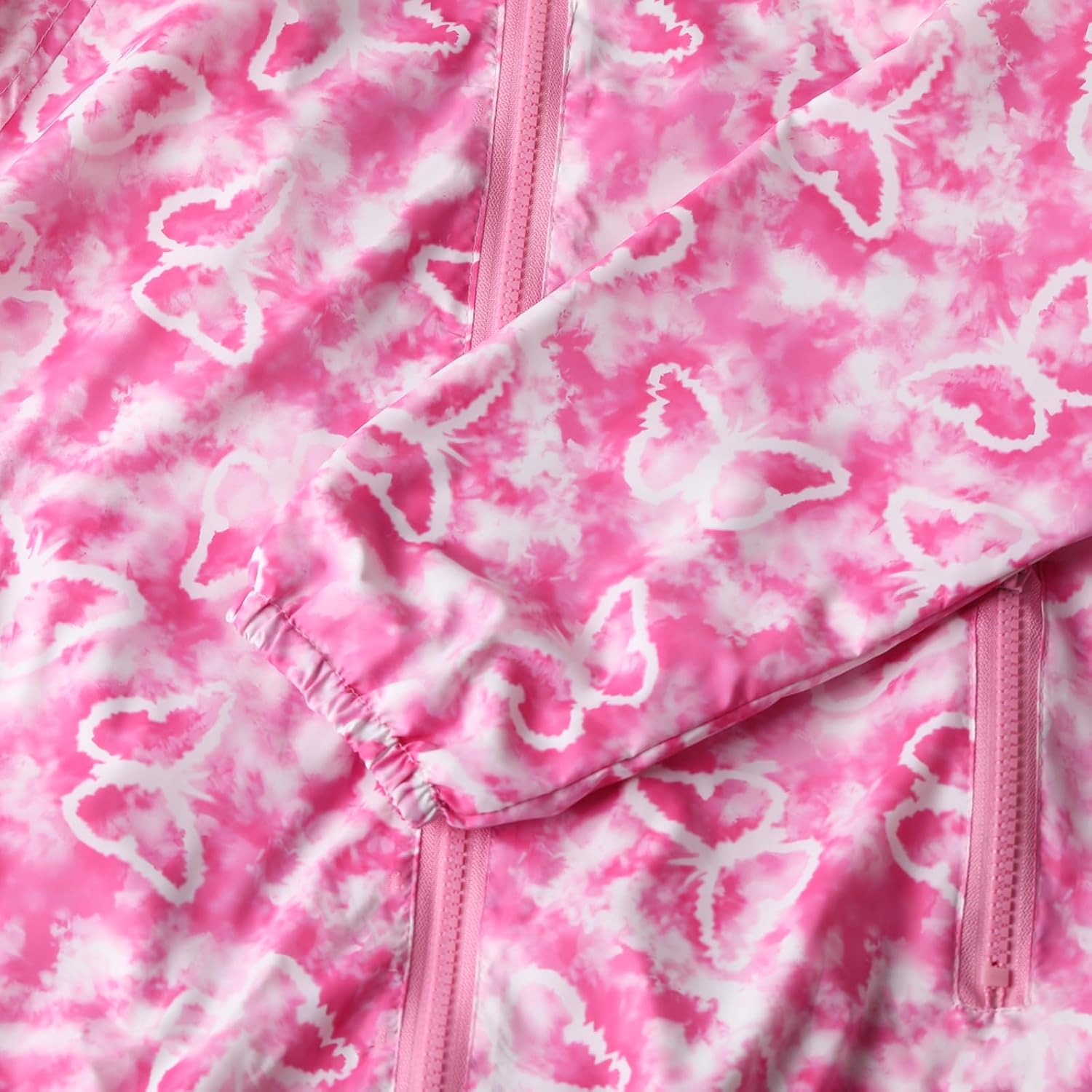 WELAKEN Lightweight Jacket for Girls Kids & Toddler II Girls' Print Water-Resistant Jacket