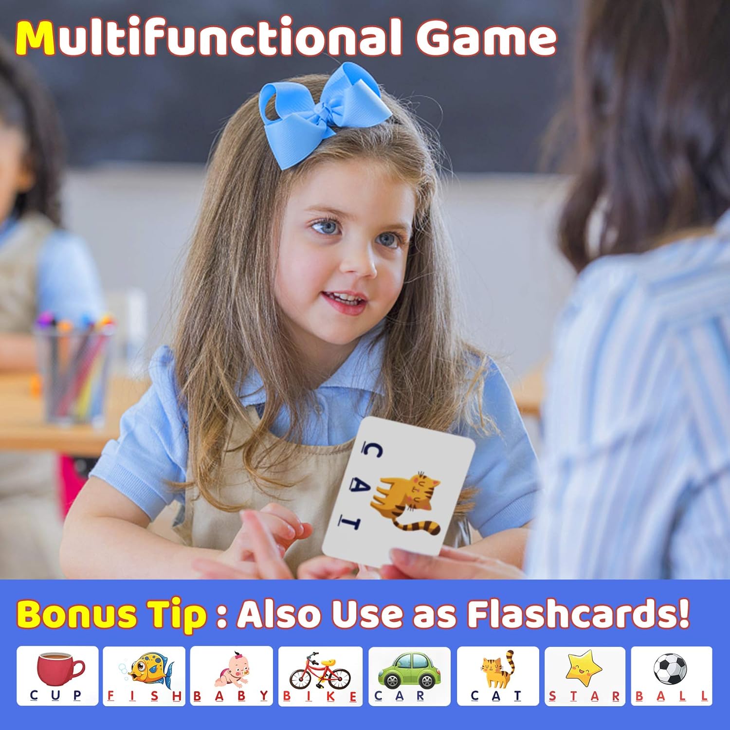 Educational Toys for 3 4 5 Year Old Boys Gift, Matching Letter Game Preschool ABC Learning Toys for