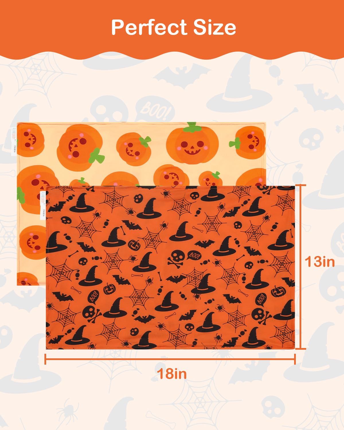 ALVABABY Toddler Pillowcases Stretchy Soft Kids Pillow Cover 2 Pack Fit 13"x 18" or 12"x16"
