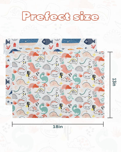 ALVABABY Toddler Pillowcases 2 Pack Organic Cotton Kids Pillow Cover Fit 13"x 18" or 12"x21"