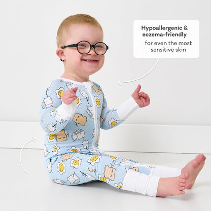 Little Sleepies Pajamas for Baby Boys & Girls, Viscose from Bamboo Baby Pajamas, Preemie & Newborn