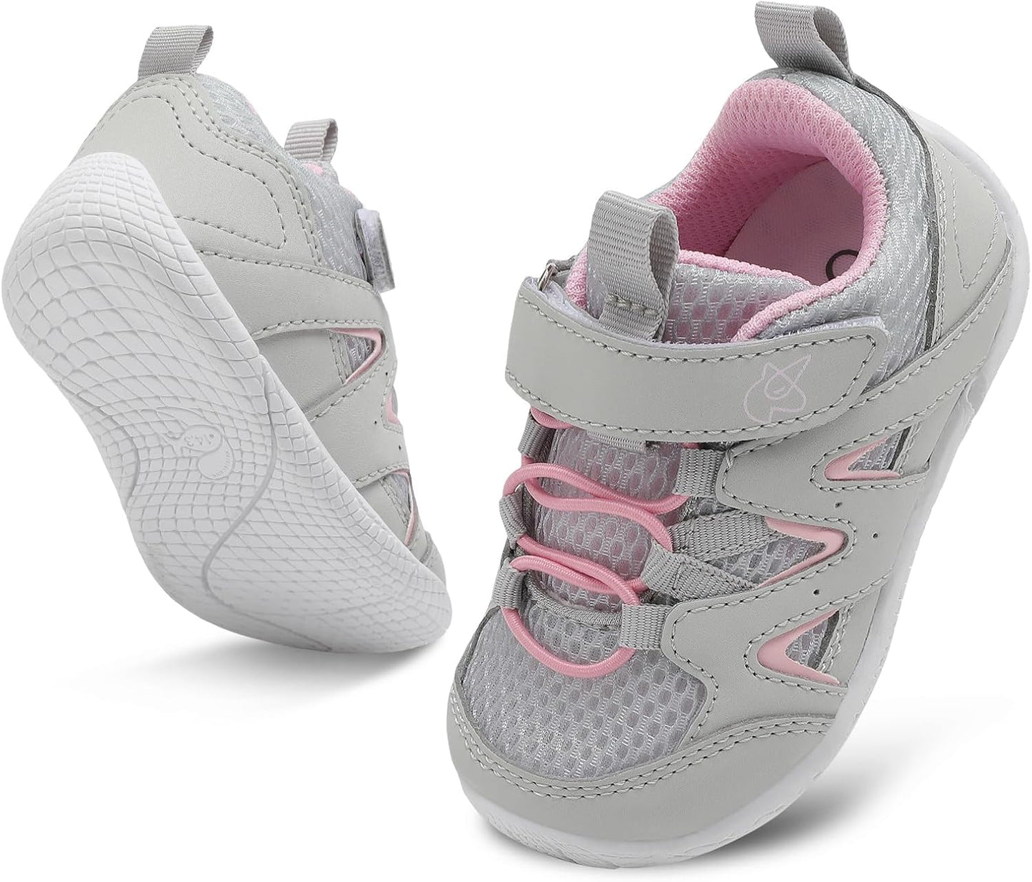 LeIsfIt Baby Shoes Boys Girls First Walking Shoes Non-Slip Toddler Breathable Sneakers Infant