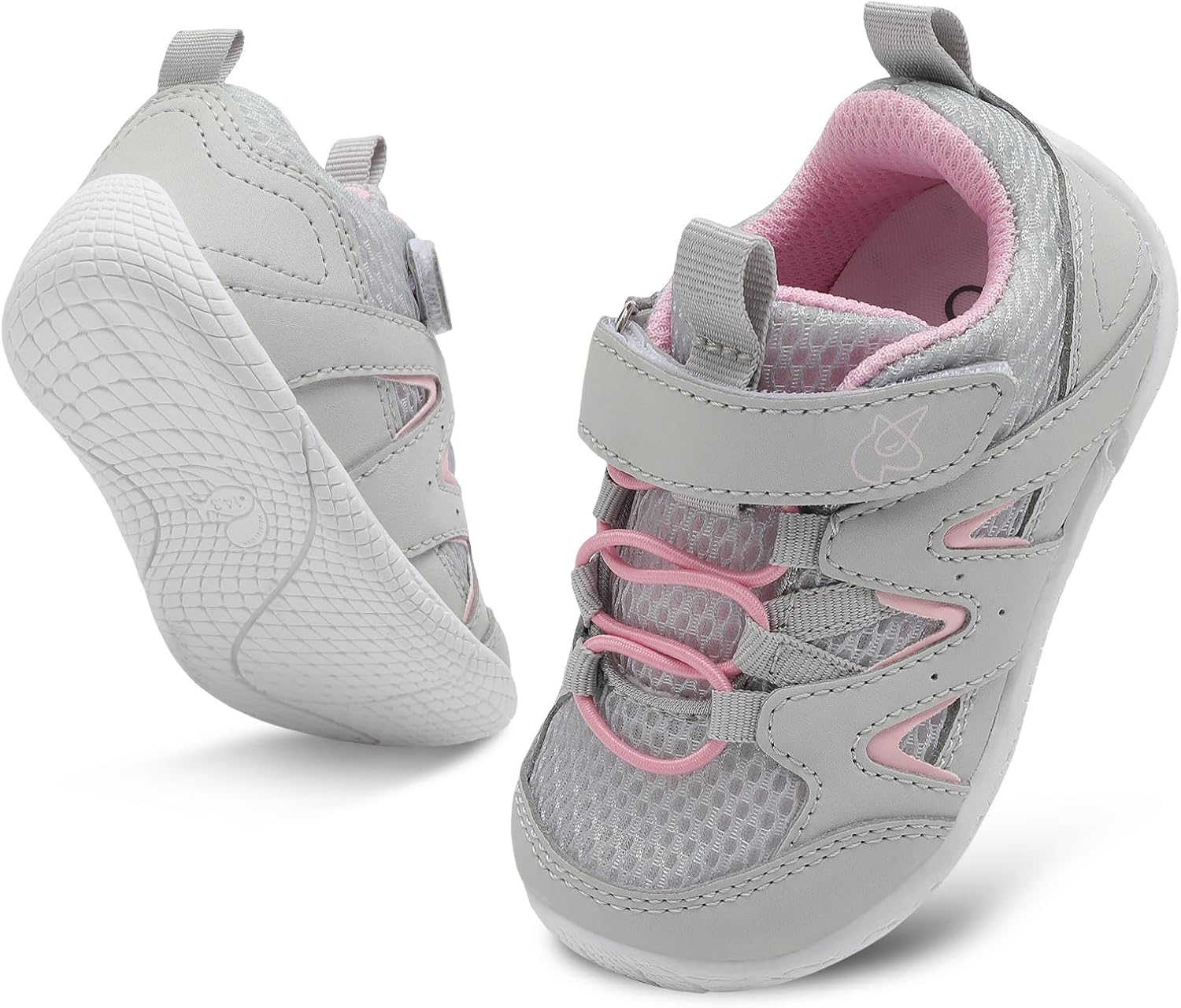 LeIsfIt Baby Shoes Boys Girls First Walking Shoes Non-Slip Toddler Breathable Sneakers Infant
