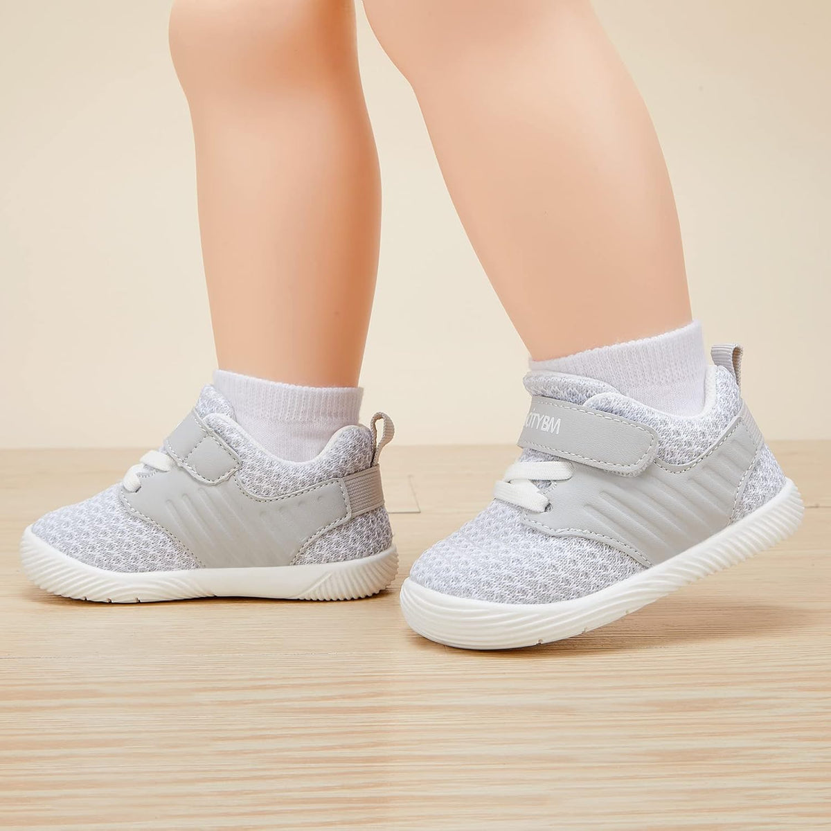 BMCiTYBM Baby Boy Girl Shoes Breathable Mesh Walking Shoes Lightweight Non-Slip Sneakers Infant