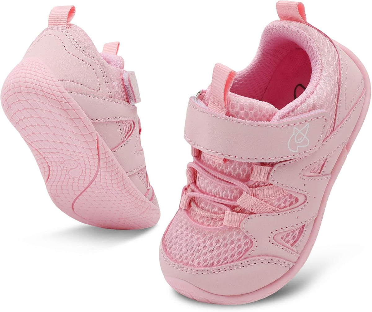 LeIsfIt Baby Shoes Boys Girls First Walking Shoes Non-Slip Toddler Breathable Sneakers Infant