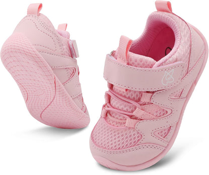 LeIsfIt Baby Shoes Boys Girls First Walking Shoes Non-Slip Toddler Breathable Sneakers Infant