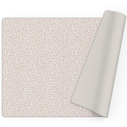 Baby Care Play Mat (Large, Hygge - Bloom & Entry) 82'' x 55'' Original One-Piece Reversible