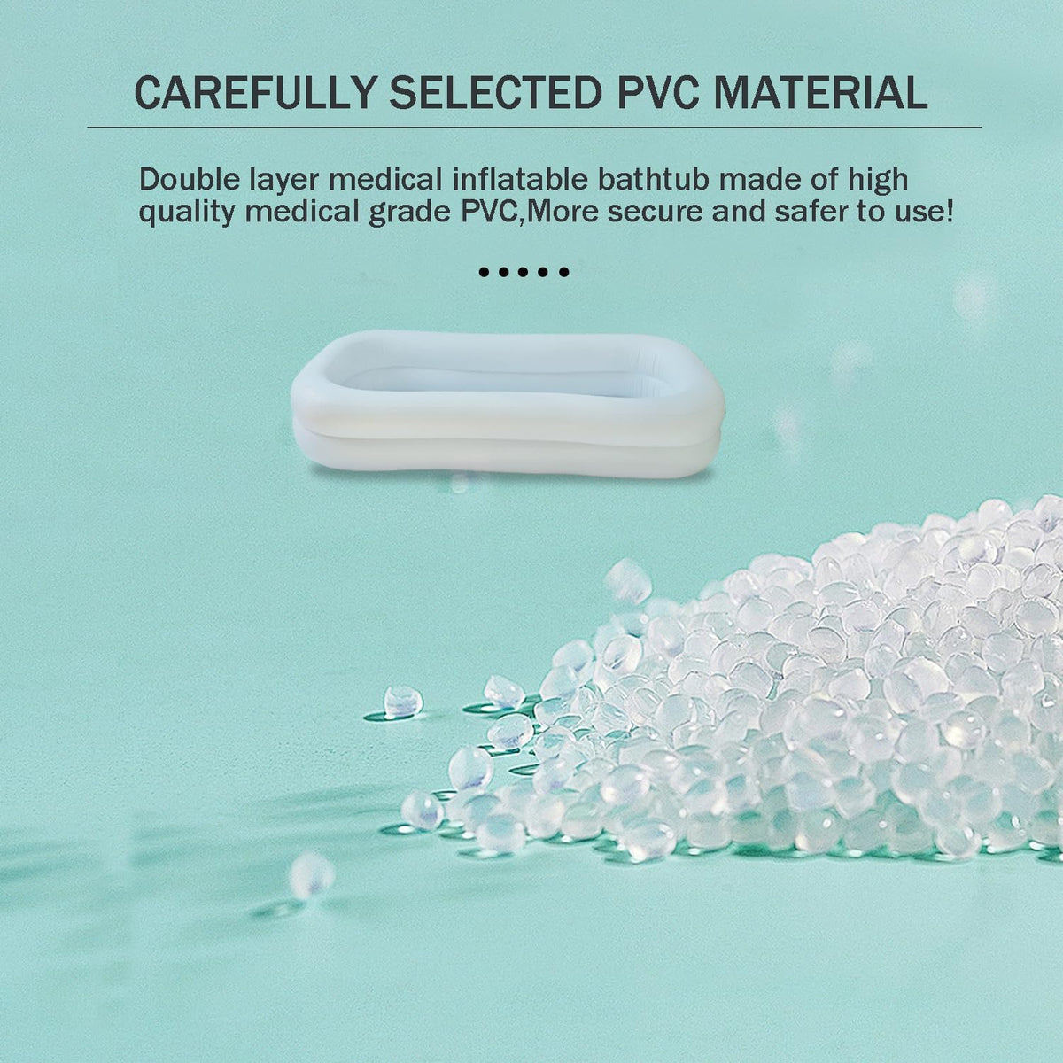 Medical Inflatable Bathtub,Inflatable Bed Bath,Medical PVC Bedside Shower Bathtub Kit,Bed Baths for