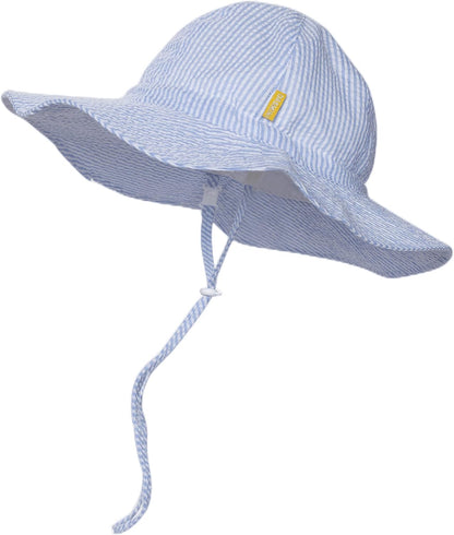 Baby & Toddler Wide Brim Sun Hats UPF 50+ Sun Protection Bucket Cap Cute Adjustable Hat in