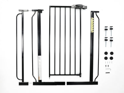 Regalo Easy Step Extra Tall Walk Thru Baby Gate, Bonus Kit, Includes 4-Inch Extension Kit, Pressure