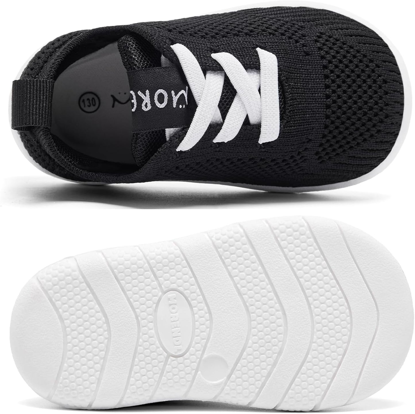 MORENDL Toddler Shoes Baby Walking Sock Shoes Infant Sneakers 0-4 Years Boy Girl Barefoot Tennis