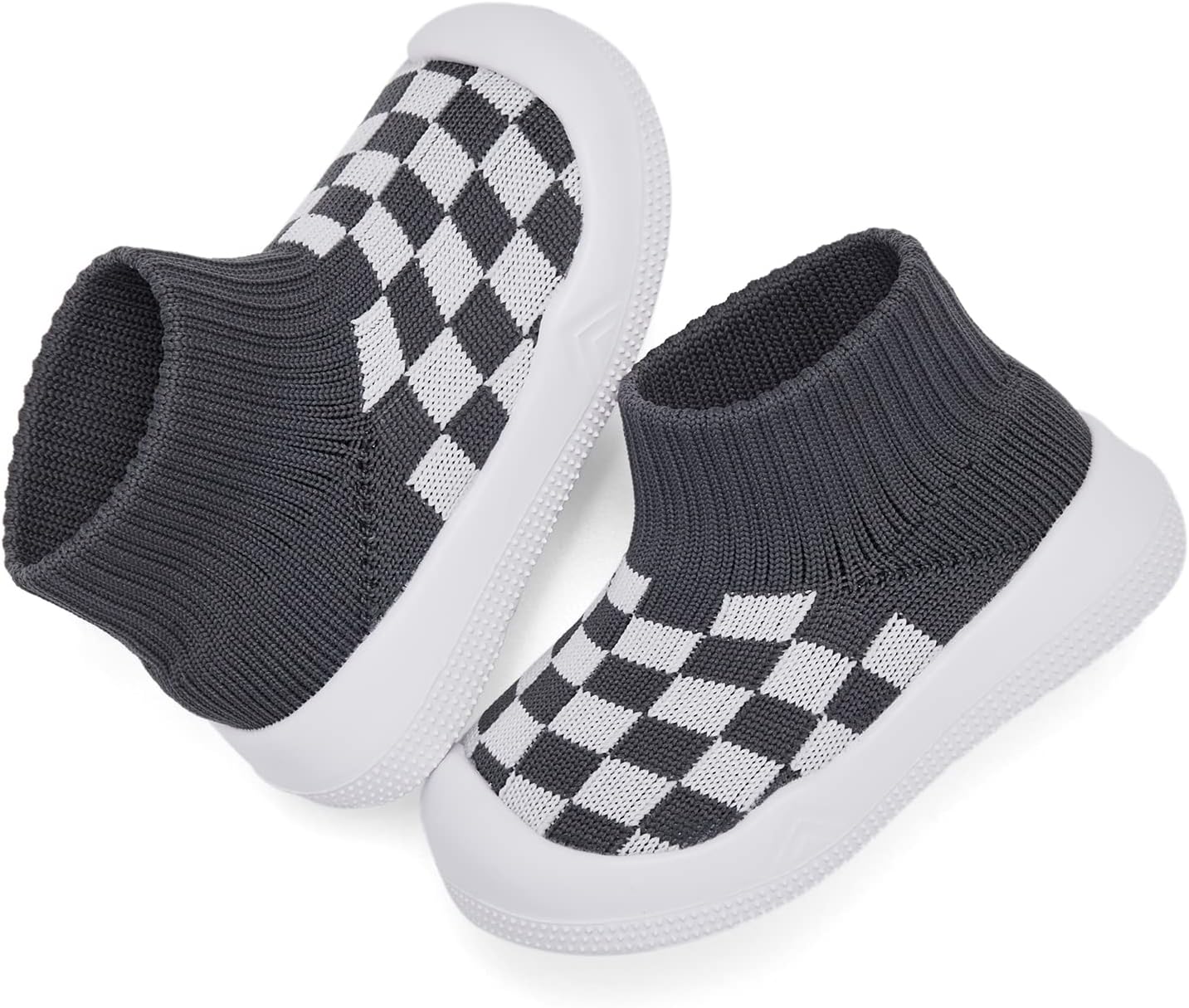 Eashi Baby Boy Girl Non-Skid Indoor Infant Walking Shoes Breathable Warm Elastic Sock Shoes with