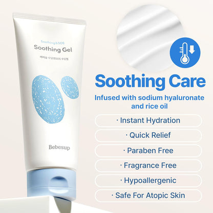 BEBESUP- 베베숲 Instant - Cooling Relief Baby Soothing Gel | Korean Skincare for Sensitive & Atopic