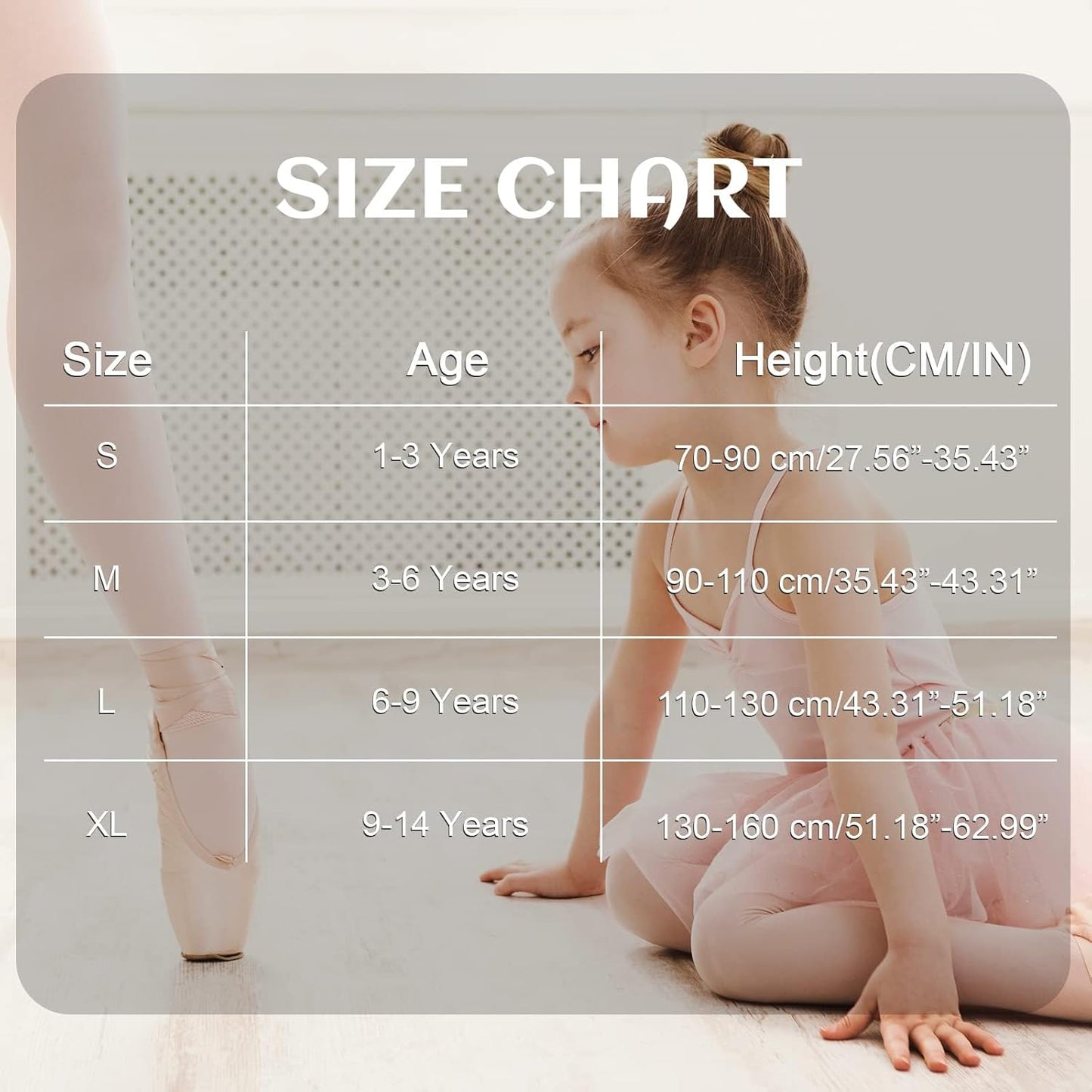Girls Ballet Dance Tights for Toddler Baby Soft Athletic Leggings Infant Elastic Dance Tights for