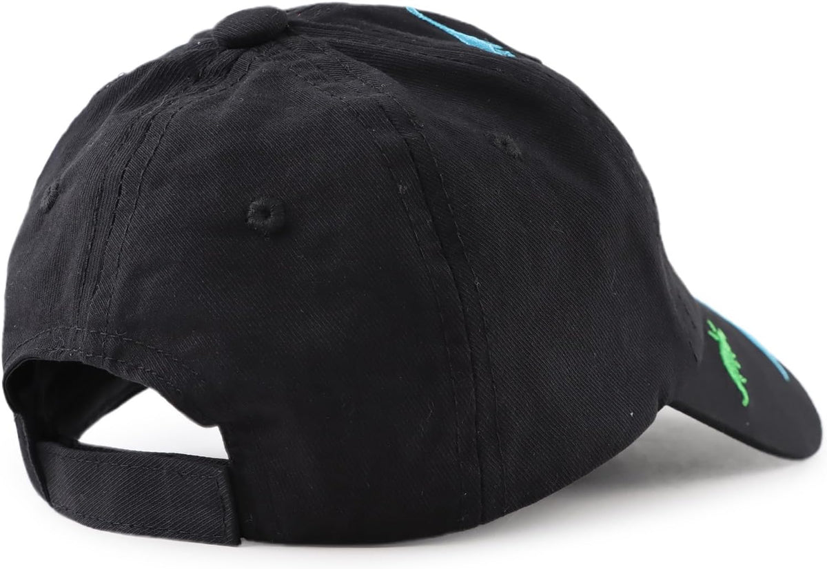 JANGANNSA Dinosaur Boys Girls Caps Embroidery Baby Baseball Caps Cotton Infant Toddler Kids Hat