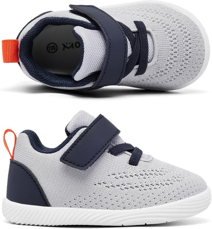 MORENDL Toddler Sneakers Baby Boys & Girls Barefoot Shoes Lightweight Breathable Walking Running