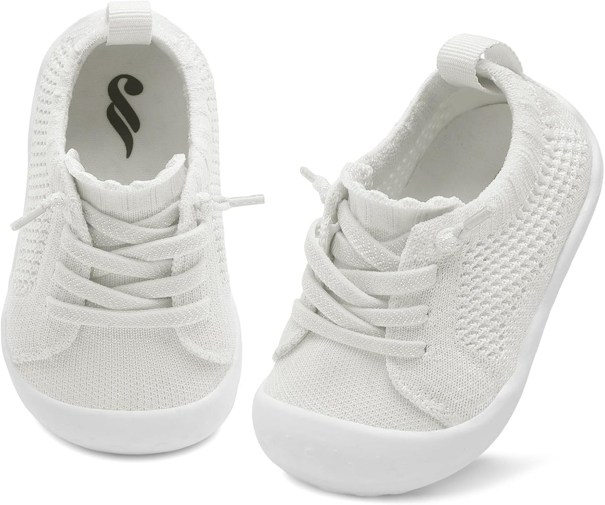 JIASUQI Baby Shoes for Toddler Boys Girls Sneakers Slip on Walking Shoes for Babies